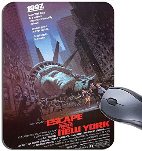 Escape From New York Vintage Movie Poster Mouse Mat. 1980' Film Mouse Pad