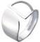 925 Sterling Damen Ring Silber Verstellbar,Durchbrochene Linie Einfache Temperament Persönlichkeit Ring Für Frauen Kreative Hübsch Kleidung Geburtstagsgeschenk Und Veranstaltungsräume