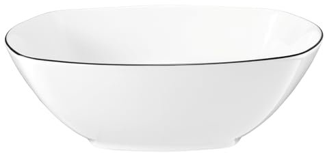 Seltmann Lido Black Line 001.755572 Saladier carré Noir 24,5 x 24,5 cm