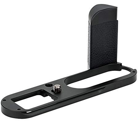 JJC Aluminum Arca-Type Camera Hand Grip for Leica Q2 Full-frame Compact Camera Enhance Hand-held Feeling for Youtuber Vlogger Video Recording
