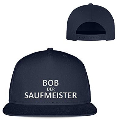 Galeriemode Bob der Saufmeister Snapback - Kappe -Einheitsgröße-Oxford Navy