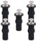 Toilettensitz Scharniere Schrauben Bolzen Toilettensitze Armaturen Fix Expannende Gummistopfen Top Nuts Schrauben Universal Toilettendeckel Sitze Toilettensitz, 40x28mm