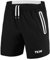 TCA Herren Elite Tech Leichte Laufhose Gymshorts Trainingsshorts und Laufshorts mit Reißverschlusstaschen - Sporthose Herren Kurz - Schwarz/Weiss, XXXL