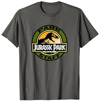 Jurassic Park Classic Park Staff Logo T-Shirt