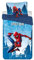 Jerry Fabrics Juego de ropa de cama infantil reversible con diseño de Spider-Man City, color azul, funda nórdica de 140 x 200 cm, funda de almohada de 70 x 90 cm, 100% algodón, 23BS233