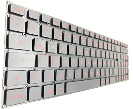 T-ProTek DEUTSCHE - Tastatur Keyboard Rot Beleuchtung kompatibel für Asus ROG Strix GL502VS
