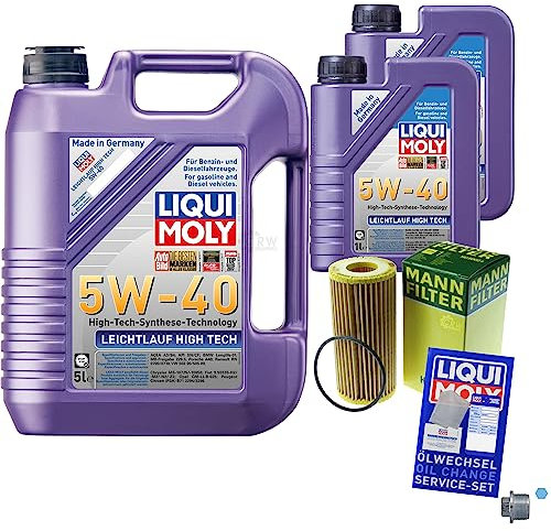 EISENFELS Inspektionspaket Wartungspaket Filterset mit 7 L Motoröl 5W-40, Ölfilter, Verschlussschraube