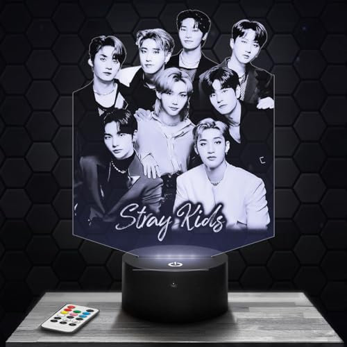 Lampe Stray K deko Zimmer Mädchen Lampe 3D Stray Kobjekt k-pop Korea Koreanischer Pop Geschenk gedämpftes Licht Nachtlicht deko Büro. Eigenartig Geschenk Weihnachten Teenager TOP