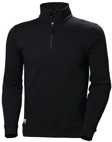 Pullover mit halbem Reißverschluss und Ärmeln