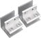 Cokritsm 90 Degrees Glass Clamps 8-10mm Glass, Aluminum Clamp for Glass Corner for Cabinet Cupboard Silver 6pcs Corner Glass Clamp
