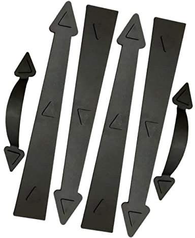 Gadpiparty 1satz Decorative Garage Door Handle Magnetisch Schwarze Garagentür-griff Für Stilvolle Garagen-dekoration Langlebiges Material Sonnensicher Für Wohnraumgestaltung