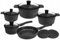 Zilner 11tlg Topfset Induktion, Töpfe & Pfannen beschichtet, Kochtopf Set | induktions Töpfe Set, Kochtöpfe, Töpfe Induktion | Kochgeschirr Set, Topfset induktionsgeeignet ZL-008513