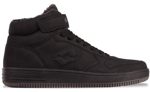 Lotto, Scarpe da Ginnastica Unisex-Adulto, Nero Grigio Scuro, 41 EU