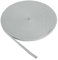 PATIKIL Baumwollband Baumwolle Gurtband 15mm x 45m, Schrägband Baumwoll Nahtband Köperband Saumband Stoffband Webband Ribbon zum Nähen für DIY Basteln Stricken Verpackungen, Silber-Grau