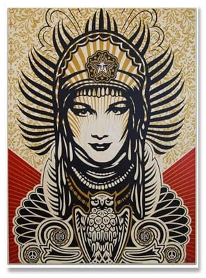 ZZYGGN GMGSW Shepard Fairey Poster Obey Stück Leinwand Wandkunst Shepard Fairey Drucke und Gemälde Shepard Fairey Bild für Home Decor 50x70cmx1 Kein Rahmen