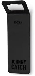 höfats - Aimant Johnny Catch noir – Décapsuleur mural avec aimant – Capture jusqu'à 20 capsules – Décapsuleur de bière et décapsuleur avec montage sans vis – Acier inoxydable avec revêtement PVD