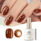Born Pretty Cat Magnetic Eye Gel Braunes Mondlicht - UV Nagellack Herbst Winter Glitzer Gel Nagellack Maniküre und Nagelkunst DIY zu Hause