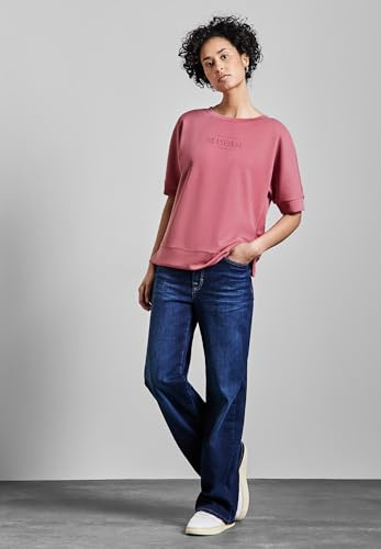 Damen Silk-Look Shirt mit Wording