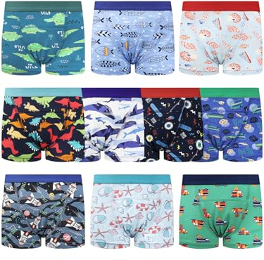 MOEMOE BABY Trainingshosen Töpfchen Kinder im Boxer Stil 10 Stück 2-6 Jahre | Töpfchen Unterwäsche für Mädchen, Saugfähige, atmungsaktive, waschbare und wiederverwendbare Trainingshosen
