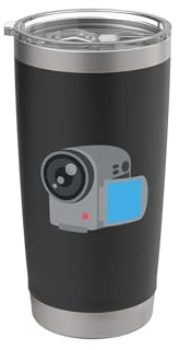Videocamera Costume Videocamera Bicchiere termico in acciaio inox doppia parete