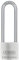 Abus 64TI/30hb60 30 x 60 mm Titalium Cadenas avec clé Unique à Anse Longue Ka6312