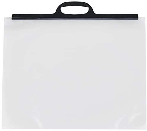 West A3 Clear Clip-Close Poly Folio