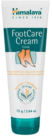 Himalaya FootCare Cream, Intense Moisturizing & Hydrating for Dry Feet and Cracked Heels, 2.64 oz