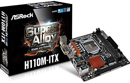 ASRock H110M-ITX Intel Mainboard (2X DDR4 Retail) Schwarz Components, Computers Electronics, Motherboards