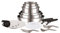 Tefal Preference Edelstahl-Set 15-teilig L94096 | Pfannen | Kasserollen | Schmorpfanne | Viel Zubehör | Antihaftbeschichtung | Hochwertiger Edelstahl, 37 x 37 x 24 cm