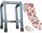 alles-meine.de GmbH 2 TLG. Set: __ Gehhilfe - (Aufblasbar) incl. Name + Toilettenpapier Rolle - 70. Geburtstag/siebzig und Sexy - Happy Birthday - lustiger Partyartikel -..