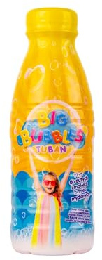 TUBAN Seifenblasenflüssigkeit 400ml für Riesenseifenblasen & stabile Seifenblasen, Seifenblasenlösung für Kinder & Erwachsene, Ideal für Kindergeburtstag, Hochzeit, Party & Outdoor-Spielzeug im Garten