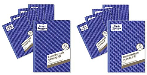 Avery Zweckform 318-10 Kassenbestandsrechnung (10 Stück)