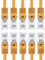 0,5m - orange - 10 Stück Cat7 Netzwerkkabel SFTP Patchkabel Lankabel Rohkabel 10GB/s - 500 Mhz konfektioniert mit 2 RJ45 Stecker Cat 6a