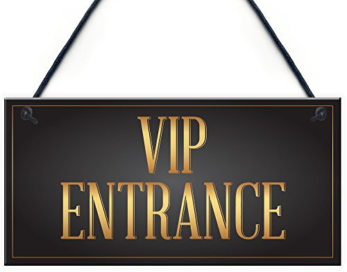 RED OCEAN VIP ENTRANCE Party Awards Night Bar Hanging Wall Plaque Party Decoration Gift Man Cave Sign