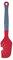 Colourworks 'The Swip' Silicone Spatula and Whisk Cleaner Tool, Cherry, 29 cm, Red