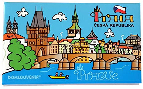 PRAG KÜHLSCHRANKMAGNET. Modell: BRÜCKE VON Karl. Souvenir PRAG, TSCHECHISCHE Republik