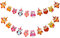 Amosfun 2 Stück Eule Geburtstag Banner Geburtstagsfeier Dekoration Girlande Eule Geburtstagsfeier Lieferungen