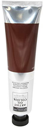 Artist Ölfarbe, 200 ml Großtube in 30 Farben, feine Künstlerqualität (25-Vandyke braun))