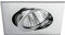 LED-Einbaustrahler-Set BB05, IP20, eckig, 230V, 6W 3000K 640lm 38°, schwenkbar 30°, dimmbar, Chrom