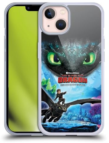 Head Case Designs Offiziell Offizielle How to Train Your Dragon Hiccup Und Toothless III The Hidden World Soft Gel Handyhülle Hülle kompatibel mit Apple iPhone 13