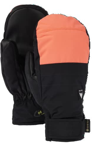 Burton Herren Standard Reverb Gore-Tex Fäustlinge, True Black/Tetra Orange, Größe S