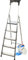 KADAX Aluminiumleiter, Stehleiter bis zu 125 kg, Stufenleiter, Klapptritt für Senioren, Alu-Sicherheits-Stehleiter, klappbare Leiter mit Ablage, Aluklappleiter, Aluleiter (5 Stufen)
