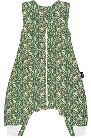Alvi Sleep-Overall Light Baby Schlafsack mit Füßen Sommerschlafsack Kinderschlafsack aus Baumwolle (GOTS Underwater World, 70 cm)