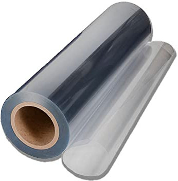 FERROELETTRA Vetro Sintetico Trasparente - Foglia PVC Tagliabile e Forabile per Protezione Scrivanie, Vetrine, Finestre PVC - Ideale per Bricolage - Altezza Fissa 100 cm
