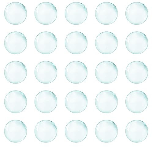 sourcing map 150pcs Glass Ball Boiling Stones 10mm Soda Lime Glass Beads for Bottle Shaking Mixing, Clear