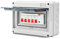 Consumer Unit, 4 Way Garage Caravan Consumer Unit 63A 30mA RCD 4MCB 2 * 6A+20A+32A, Suit for Garages, Caravans, Workshops, Outbuildings