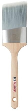 ProDec Advance 3 inch Ice Fusion Angle Oval Trade Synthetic Paint Brush for Painting with Emulsion, Gloss, Satin Paints Ideal for Skirting Board, Architrave & Other Moulded Surfaces, 3 75mm