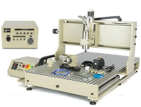 Fresatrice CNC per metallo router fresa 4 assi metallo legno macchina per incisione 1500 W acqua raffreddata mandrino USB controllo