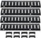 VEVOR E-Track-Schienen-Set, 2 Fuß Stahlschienen, 4er-Pack, Tragfähigkeit bis zu 907 kg, robuste Schienen mit Schrauben für Garagen, Lieferwagen, Anhänger, Motorrad-Zurrgurte, ATV-Halterungen
