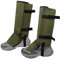 TRIWONDER Schlangen Gamaschen, Verdickter Beinschutz, Regengamaschen für Damen und Herren, Outdoor, Wandern, Garten (Armeegrün)
